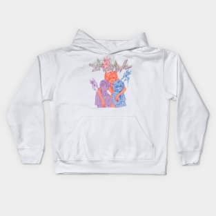 Shinji and friends EVA 01 02 00 Kids Hoodie